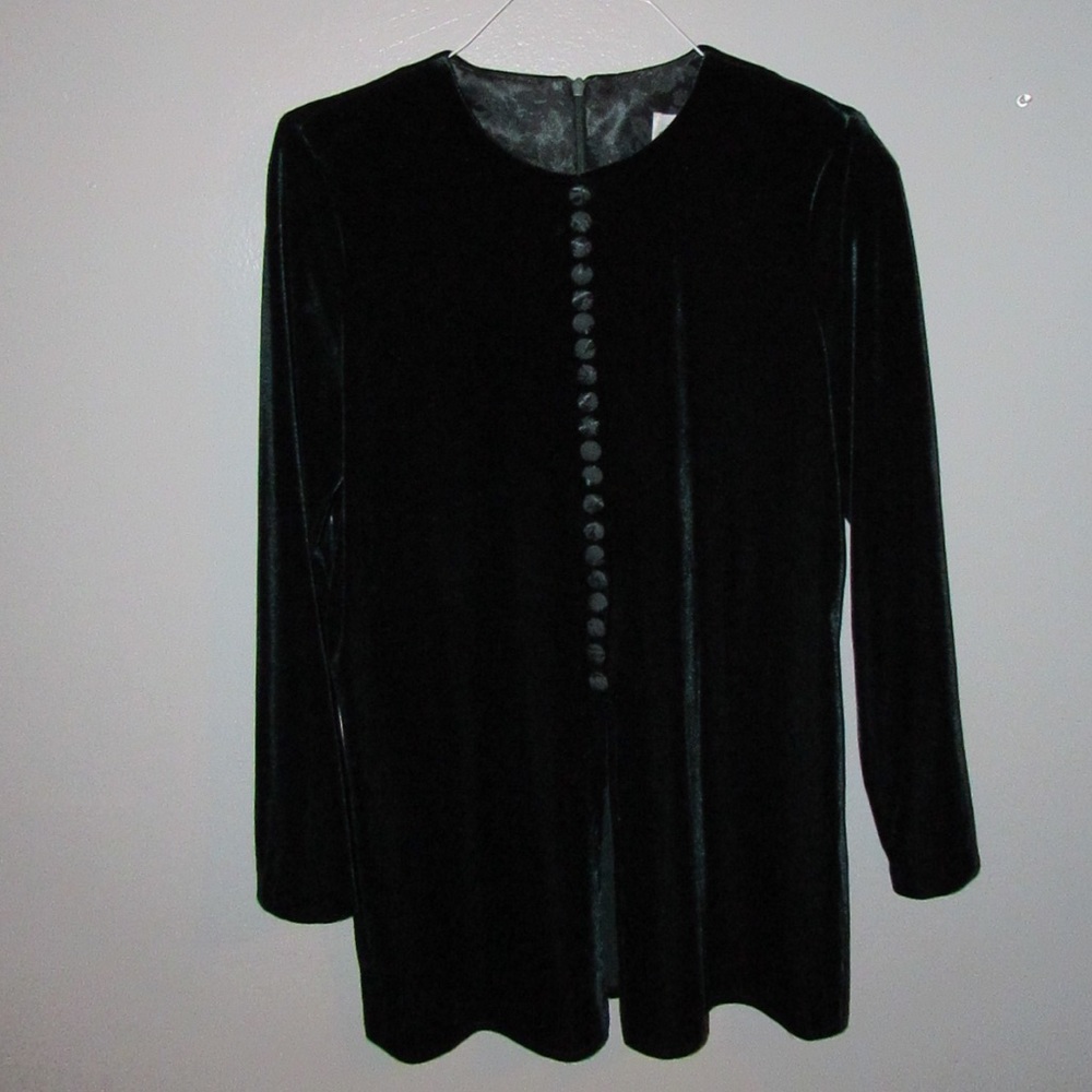 Deep Green Gorgeous Velvet J.B.S. LTD Top